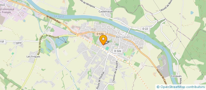 localisation de l'entreprise LES BARBAPAPA DE BESSIERES  BESSIERES