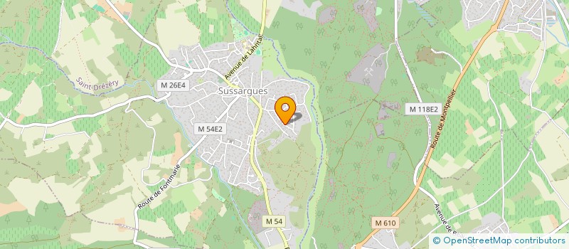localisation de l'entreprise LES BARBARIANS DU BERANGE à MONTPELLIER