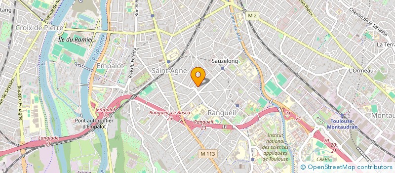 localisation de l'entreprise LES BARBARIANS FU- LA MOA à TOULOUSE