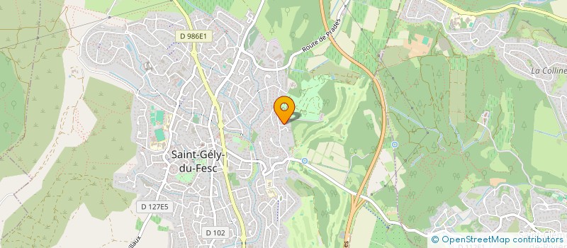 localisation de l'entreprise LES BARBES ELECTRIQUES  SAINT-GELY-DU-FESC