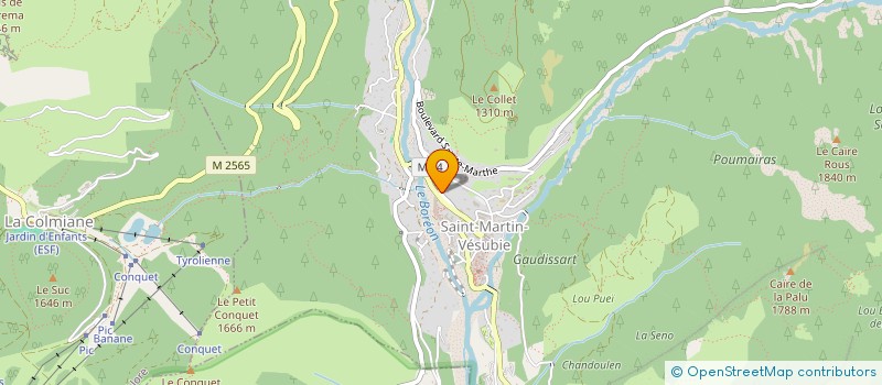 localisation de l'entreprise LES BARBETS  SAINT-MARTIN-VESUBIE
