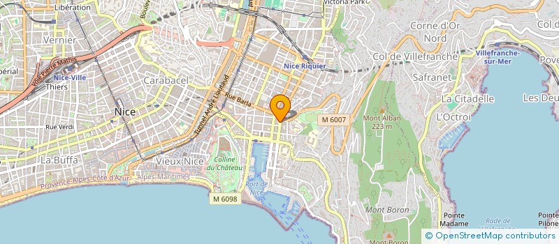 localisation de l'entreprise LES BARBIERS à NICE