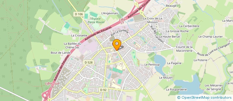 localisation de l'entreprise LES BARBIERS DE LIFFRE  LIFFRE