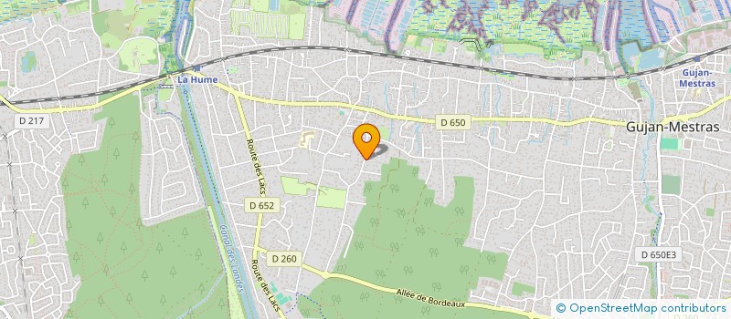 localisation de l'entreprise LES BARBOTS  GUJAN-MESTRAS