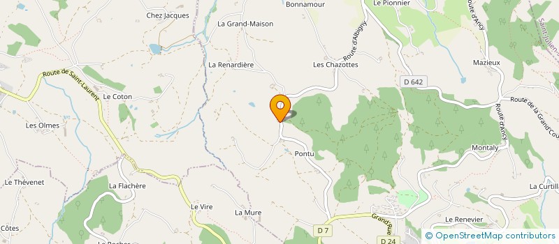 localisation de l'entreprise LES BARDELLES à MONTROTTIER