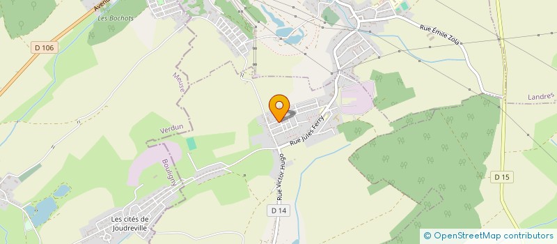 localisation de l'entreprise LES BARDOS  JOUDREVILLE