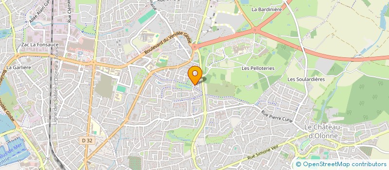 localisation de l'entreprise LES BARGES SUP CLUB à LES SABLES-D'OLONNE