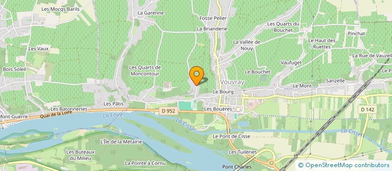 localisation de l'entreprise LES BARGUINS à VOUVRAY