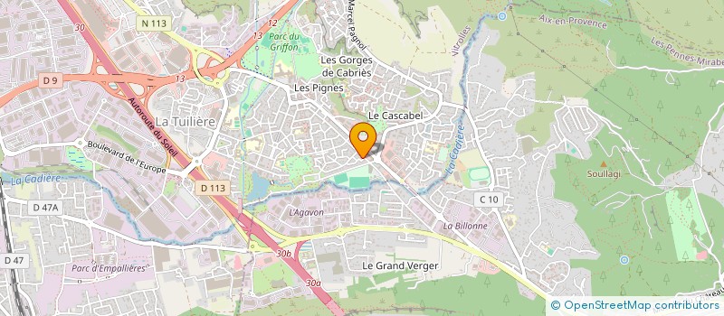 localisation de l'entreprise LES BARJAQUETS à VITROLLES