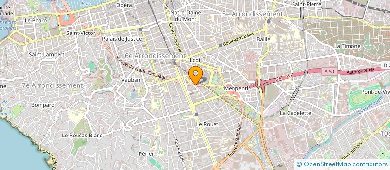 localisation de l'entreprise LES BARONNIES à MARSEILLE