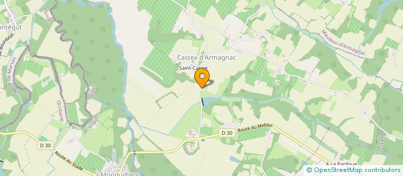 localisation de l'entreprise LES BARONS GASCONS à CASTEX-D'ARMAGNAC