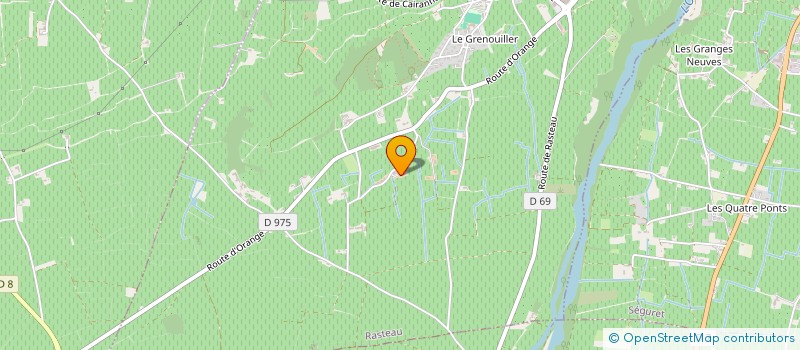 localisation de l'entreprise LES BAROUDEURS  RASTEAU