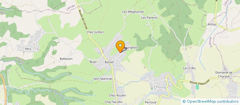 localisation de l'entreprise LES BARQUES  CHOISY