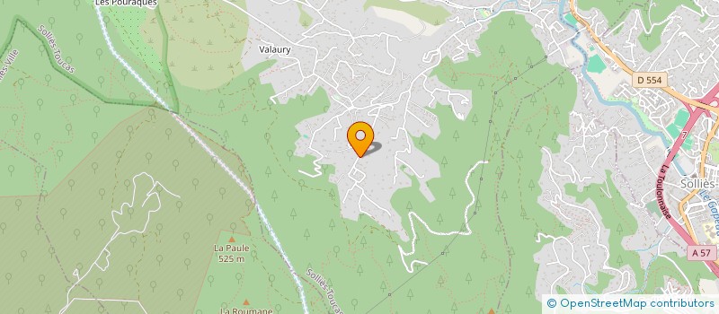 localisation de l'entreprise LES BARRES  SOLLIES-TOUCAS