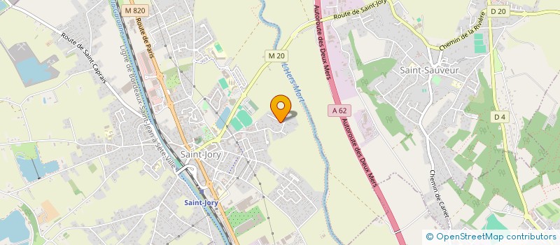 localisation de l'entreprise LES BARRICOTS DE SAINT-JORY  SAINT-JORY