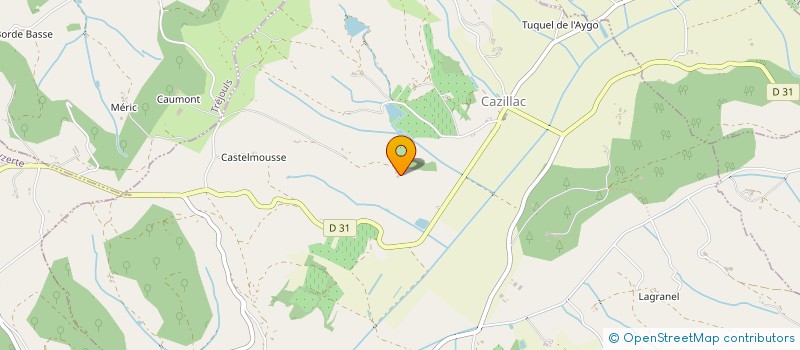 localisation de l'entreprise LES BARRIERES  CAZES-MONDENARD
