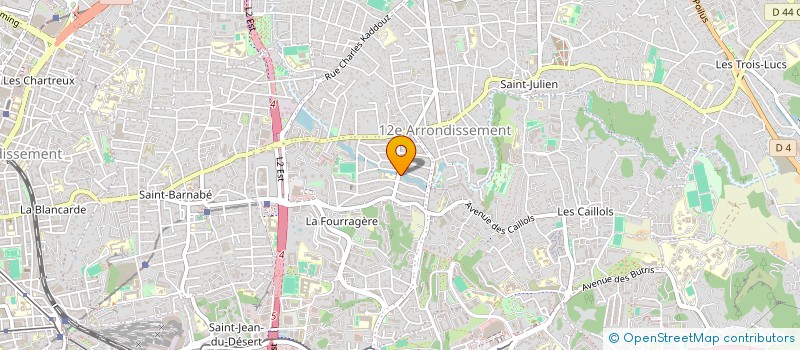 localisation de l'entreprise LES BARRIERES DE LA CREDANCE à MARSEILLE