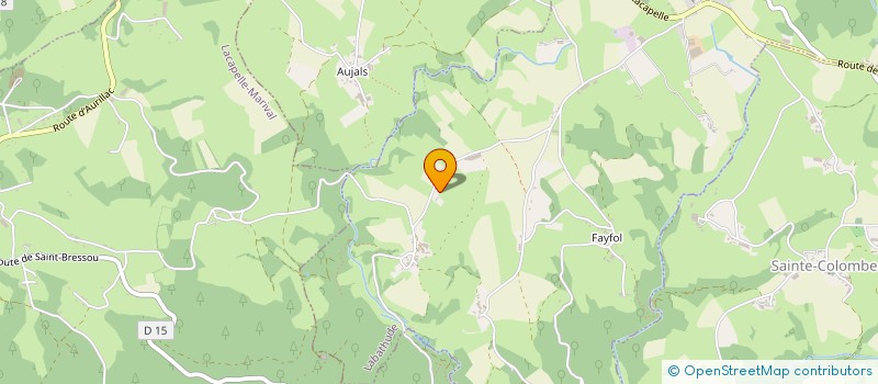 localisation de l'entreprise LES BARRIERES ENERGIES  LABATHUDE