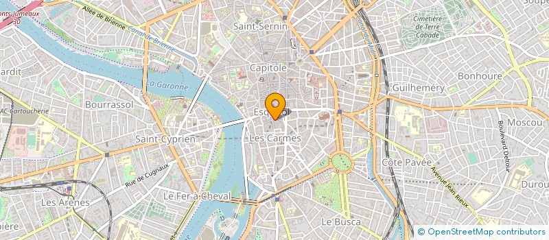 localisation de l'entreprise LES BARS DE LA TRINITE  TOULOUSE