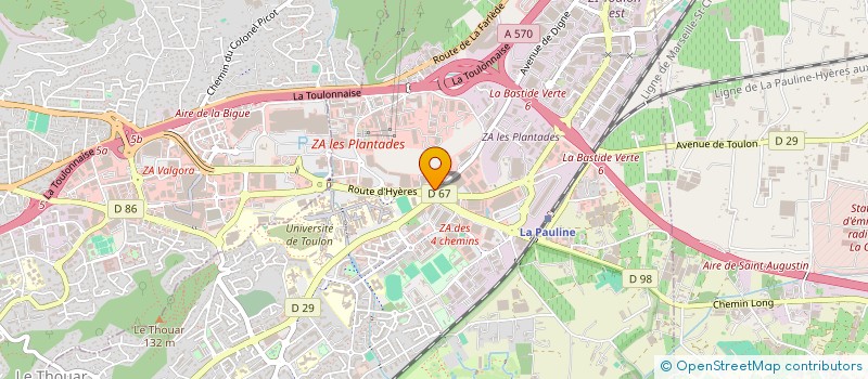 localisation de l'entreprise LES BARTAVELLES  LA GARDE