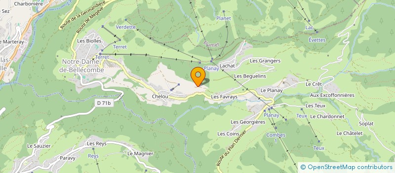 localisation de l'entreprise LES BARTAVELLES  CREST-VOLAND