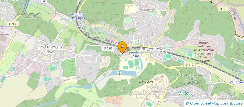 localisation de l'entreprise LES BARTAVELLES à GARCHES