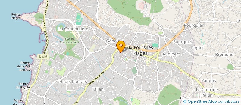 localisation de l'entreprise LES BARTAVELLES à SIX-FOURS-LES-PLAGES