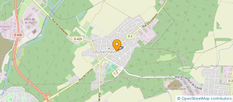 localisation de l'entreprise LES BASES DE LA MUSIQUE  PULVERSHEIM