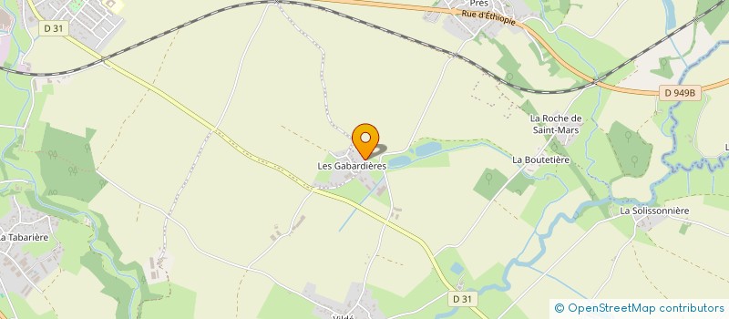localisation de l'entreprise LES BASSES GABARDIERES à CHANTONNAY