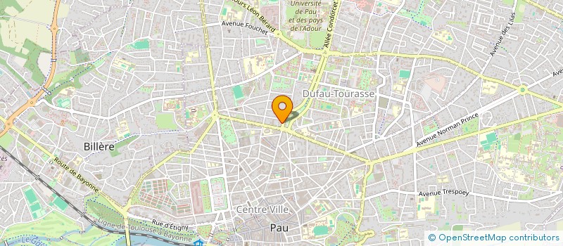 localisation de l'entreprise LES BASSES PYRENEES DANS LA SECONDE GUERRE MONDIALE à PAU