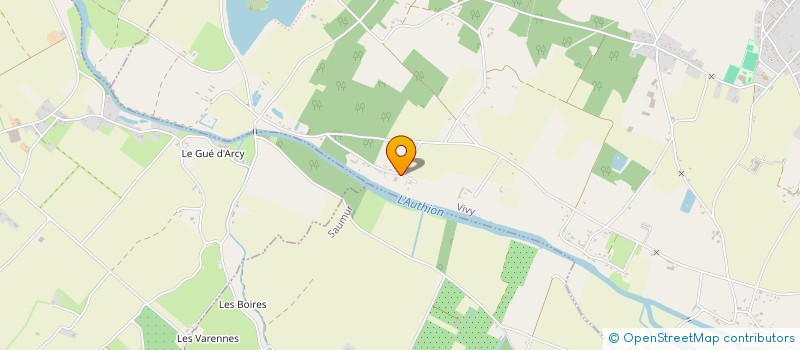 localisation de l'entreprise LES BASSES RIVIERES  VIVY