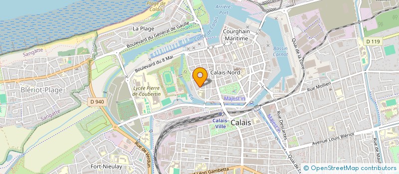 localisation de l'entreprise LES BASSES TERRES  COQUELLES