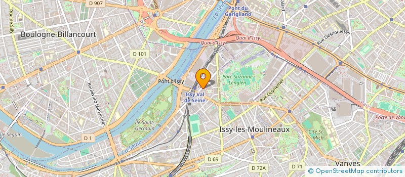 localisation de l'entreprise LES BASSINS A FLOTS  PUTEAUX