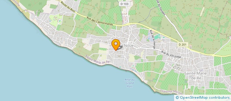 localisation de l'entreprise LES BASSINS D'ALEXIS  SAINTE-MARIE-DE-RE