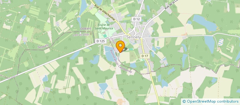 localisation de l'entreprise LES BASTES DE SENNELY à SENNELY