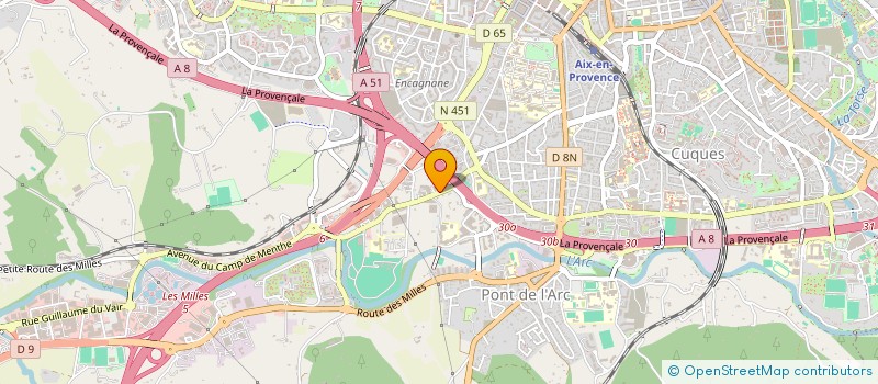 localisation de l'entreprise LES BASTIDES  AIX-EN-PROVENCE