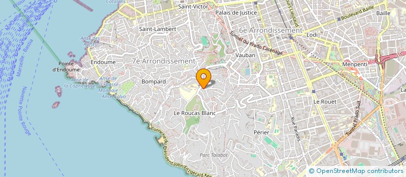 localisation de l'entreprise LES BASTIDES DE LA COURONNE à MARSEILLE