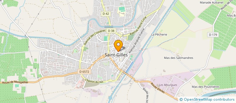 localisation de l'entreprise LES BASTIDES DE SAINT GILLES à SAINT-GILLES