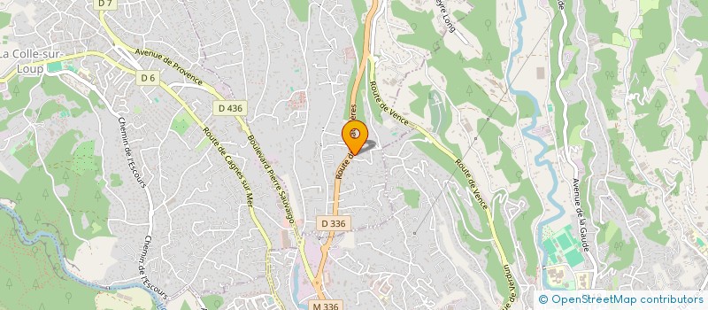 localisation de l'entreprise LES BASTIDES DE SAINT PAUL à SAINT-PAUL-DE-VENCE