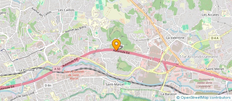 localisation de l'entreprise LES BASTIDES DES OLIVIERS à MARSEILLE