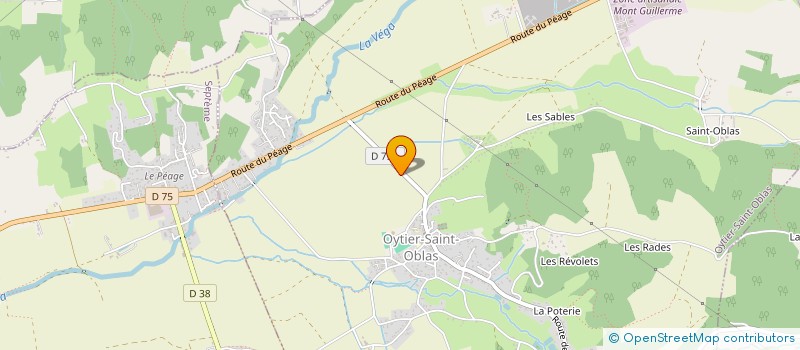 localisation de l'entreprise LES BASTIDES DU BESAY  SEPTEME