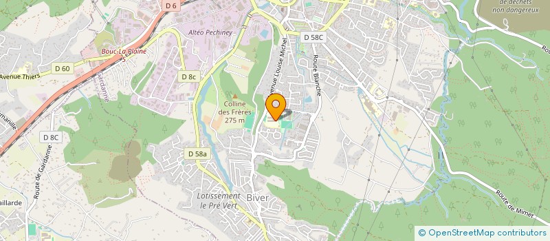 localisation de l'entreprise LES BASTIDES MERIDIONALES à GARDANNE