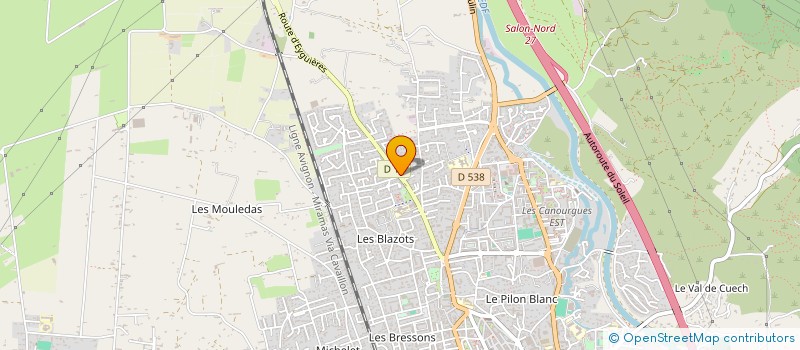 localisation de l'entreprise LES BASTIDETTES  SALON-DE-PROVENCE