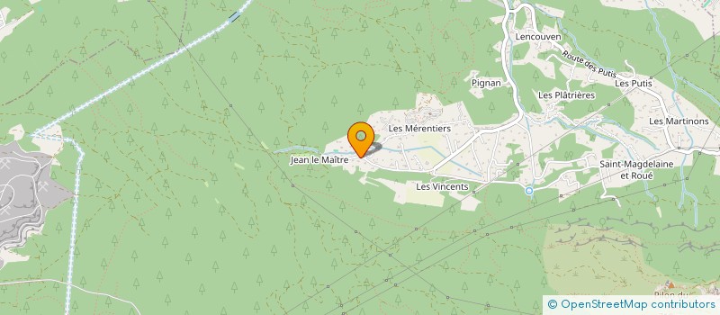 localisation de l'entreprise LES BASTIDONS  SIMIANE-COLLONGUE