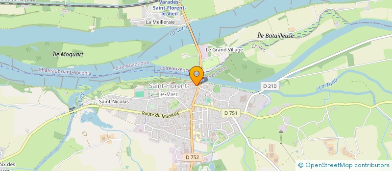 localisation de l'entreprise LES BATAILLEUSES  MAUGES-SUR-LOIRE