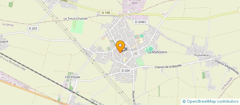 localisation de l'entreprise LES BATEAUX DU BORD DU LAC  LA JARRIE