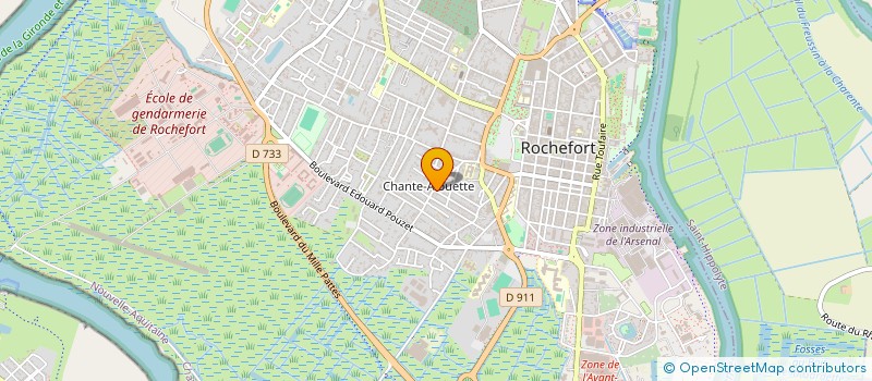 localisation de l'entreprise LES BATELEURS  ROCHEFORT