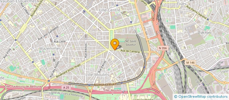 localisation de l'entreprise LES BATELEURS DE POINTE à LILLE