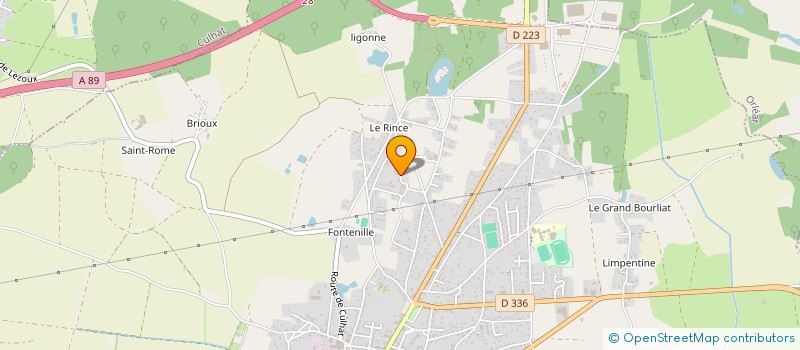 localisation de l'entreprise LES BATIGNOLLES  LEZOUX