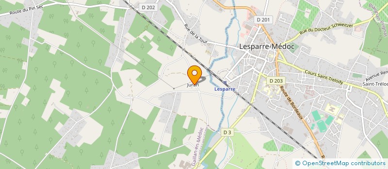 localisation de l'entreprise LES BATIMENTS DE JURAN à GAILLAN-EN-MEDOC